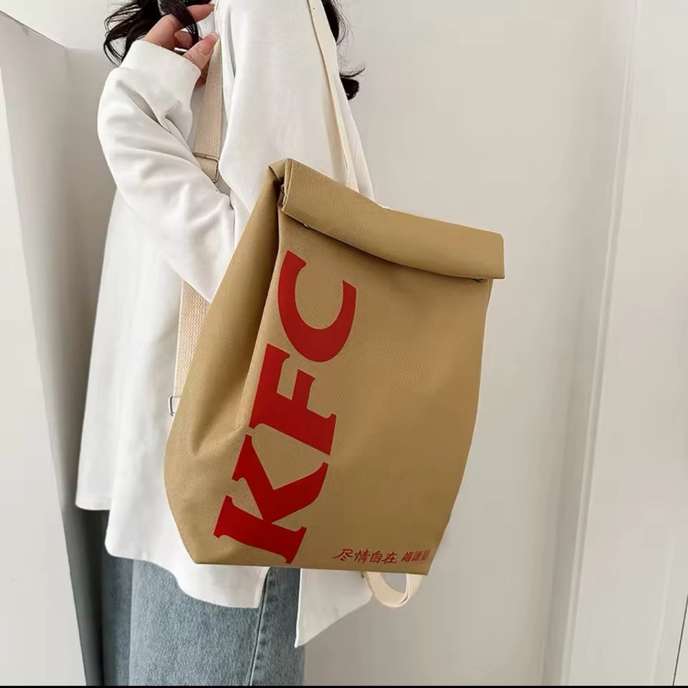 Novelty Roll Top Bag KFC Casual Daypack